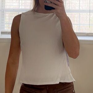 Elegant White Women's Swim Top